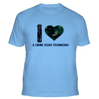 Love A Crime Scene Technician Gifts & Merchandise  I Love A Crime