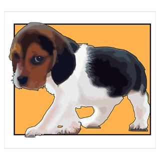 Wall Art  Posters  Beagle Puppy. Poster