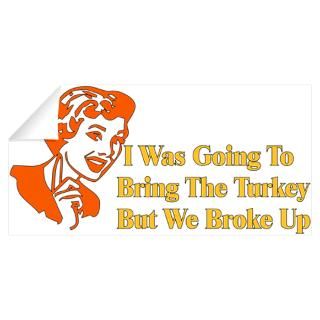 Wall Art  Wall Decals  Retro Thanksgiving Humor