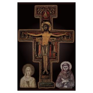 Wall Art  Posters  Franciscan Cross Poster