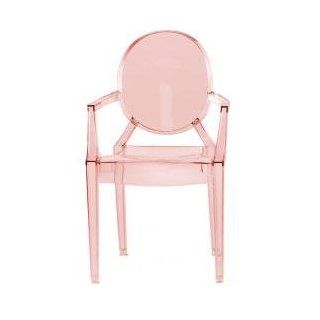 Kartell Childrens Bedroom Lou Lou Ghost Chair Transparent Pink