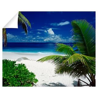 Wall Art  Wall Decals  Beach with palm trees
