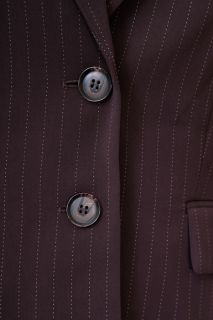 New $139 Kasper Pinstripe Suit Coat Jacket Sz 14 12 Large L