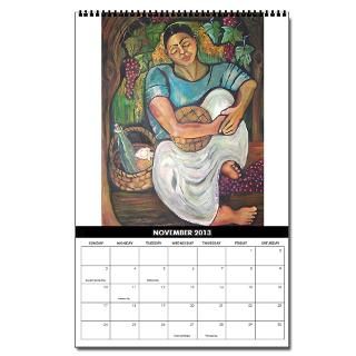 VALENTINE CHICANA Vertical 2013 Wall Calendar by chicanaartist