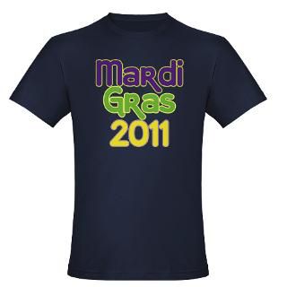 MARDI GRAS 2011 Mens Fitted T Shirt (dark)