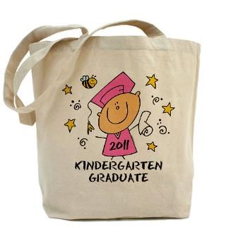2011 Gifts  2011 Bags  Cute Girl Kindergarten Grad 2011 Tote Bag