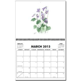 Wildflower 2013 Wall Calendar by artbyk