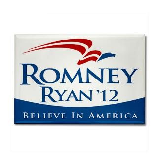 Romney/Ryan 2012 Rectangle Magnet  Romney/Ryan 2012