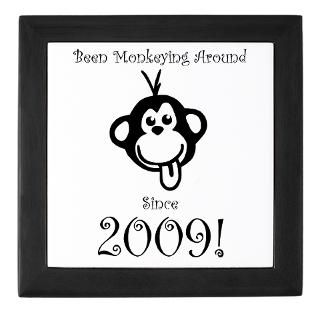 Monkey Since 2009 Keepsake Box