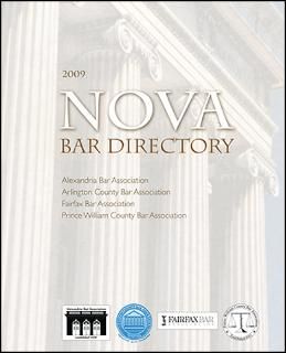 2009 NOVA Bar Directory  Fairfax Bar Online Store