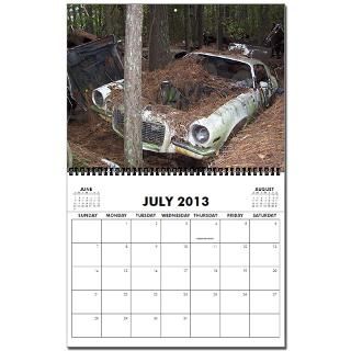 2011 VINTAGE CAR CALENDAR 2013 Wall Calendar by junkyardcarscalendar