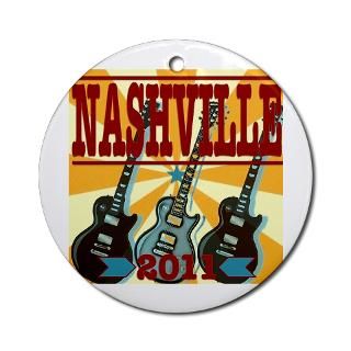 Nashville 2011 Hatch Style Ornament (Round) for $12.50