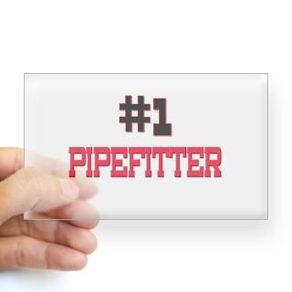 Number 1 PIPEFITTER Rectangle Decal for $4.25