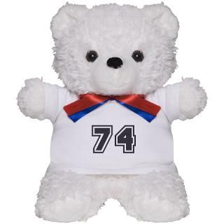 74 Gifts  74 Teddy Bears  Number 74 Teddy Bear