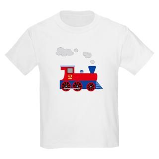 Clothing  red train number 2 Kids Light T Shirt