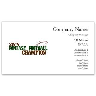 2008 Fantasy Football Champion Gifts & Merchandise  2008 Fantasy