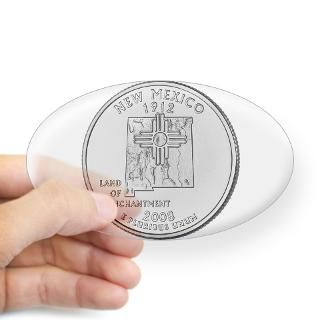 2008 New Mexico State Quarter Oval Decal for $4.25