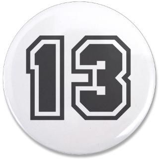 13 Gifts  13 Buttons  Number 13 3.5 Button