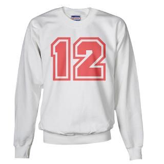 Sweatshirts & Hoodies  Varsity Uniform Number 12 (Pink) Sweatshirt