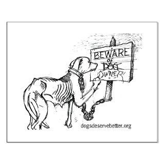 size 16 5 x 13 7 view larger starving dog makes sign small poster by