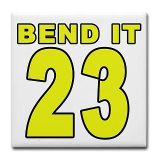Number 23 Soccer Jersey Bend It  Scarebaby Design