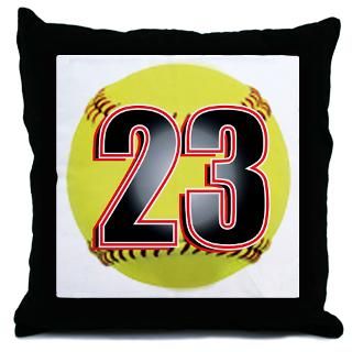 Softball Pillows Softball Throw & Suede Pillows  Personalized