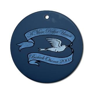 More Perfect Union Ornament (Round)  Blue Dove A More Perfect
