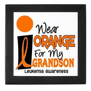 Wear Orange For My Grandson 9 Leukemia Keepsake