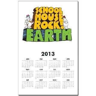 schoolhouse rock earth calendar print $ 7 99