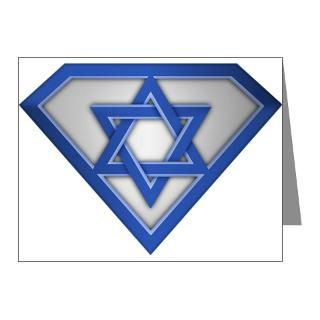 Gifts  David Note Cards  Super Israeli/Jew Note Cards (Pk of 10