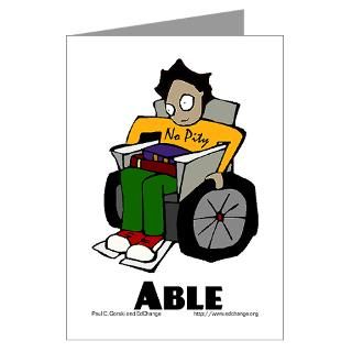 disABILITY Gear Greeting Cards (6)  disABILITY  EdChange Social