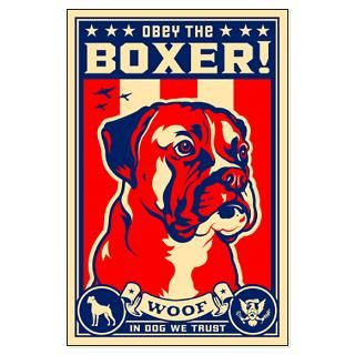 Obey the Boxer USA Large Propaganda Poster  Obey the BOXER USA