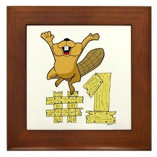 Number One Cartoon Beaver  Cartoon Animal T Shirts and GiftsCartoon