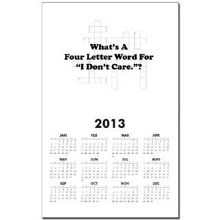 Four Letter Word Calendar Print