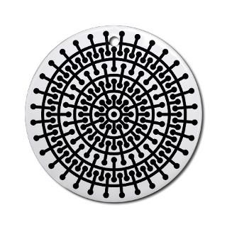 Aztec Ornament (Round)  Zero Gravity Art   Aztec