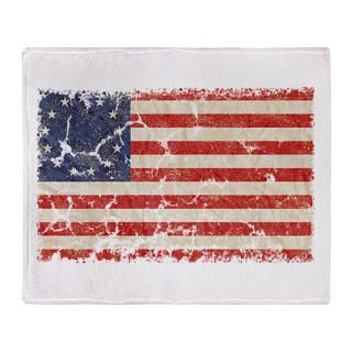 13 Colonies US Flag Distresse Stadium Blanket for $59.50