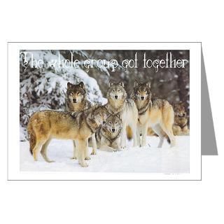 Pagan Greeting Cards  Solstice Wolves Greeting Cards (Pk of 10