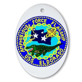 USS Eldorado (AGC 11) Oval Ornament for $12.50