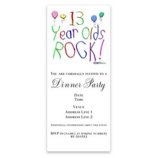 13 Year olds Rock  Invitations by Admin_CP2432413  507095641