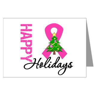 Greeting Cards  Breast Cancer Christmas Greeting Cards (Pk of 10