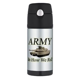 Abrams Gifts  Abrams Drinkware  US ARMY Thermos Bottle (12 oz)