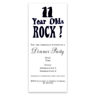 11 Year Olds Rock  Invitations by Admin_CP2432413  507095480