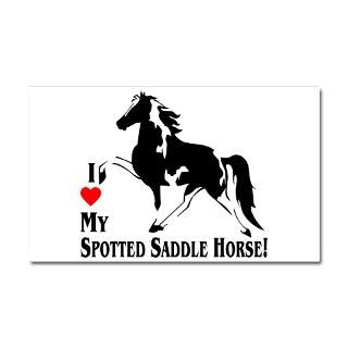 Saddle Car Accessories  Spotted Saddle Horse Car Magnet 20 x 12