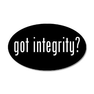 Army Gifts  Army Wall Decals  got integrity? 20x12 Oval Wall Peel