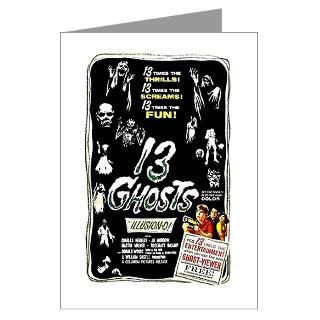 13 Ghosts Gifts  13 Ghosts Greeting Cards  13 Ghosts Retro Horror