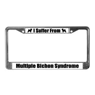 Bichon Frise License Plate Frame for $15.00