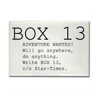 BOX 13 Rectangle Magnet for $4.50