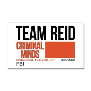 Agent Car Accessories  Team Reid Criminal Minds Car Magnet 20 x 12