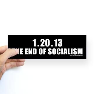 20.13 The End of Socialism Bumper Bumper Sticker by stickerhound