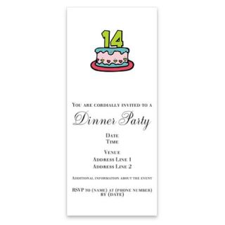 14th Birthday Cake Invitations by Admin_CP1556321  512200850